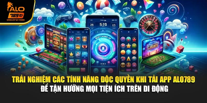 Trải nghiệm các tính năng độc quyền khi tải app Alo789 để tận hưởng mọi tiện ích trên di động